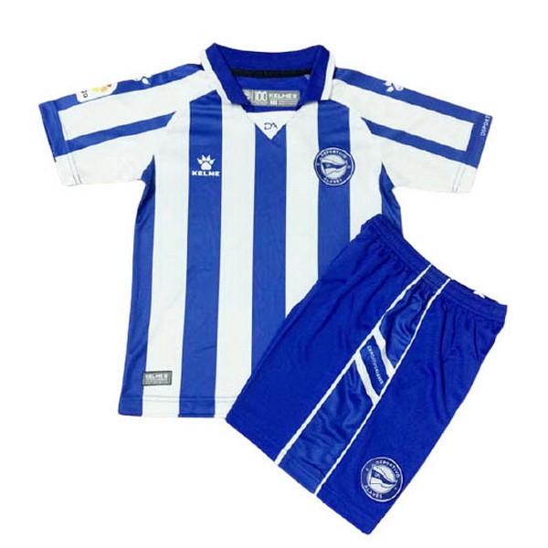 Maglia Deportivo Alaves Prima Bambino 20/21 Blu